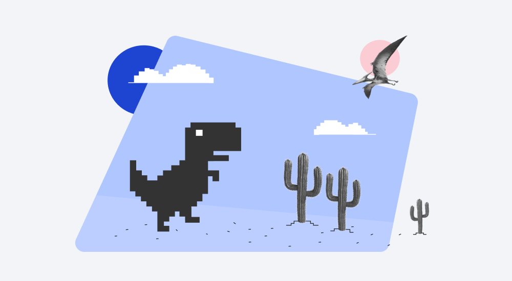 Como desativar o jogo Dinosaur no Google Chrome quando o dispositivo está  offline
