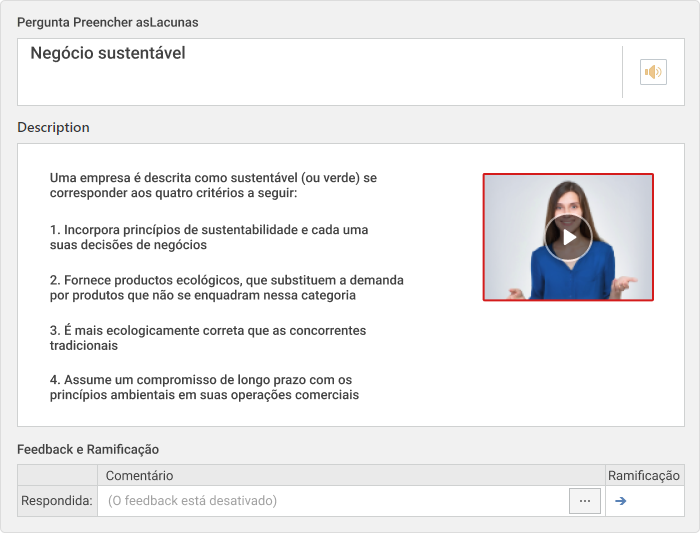 Adicionando vídeo às perguntas no iSpring Presenter