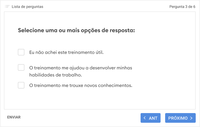 As avaliações de desempenho